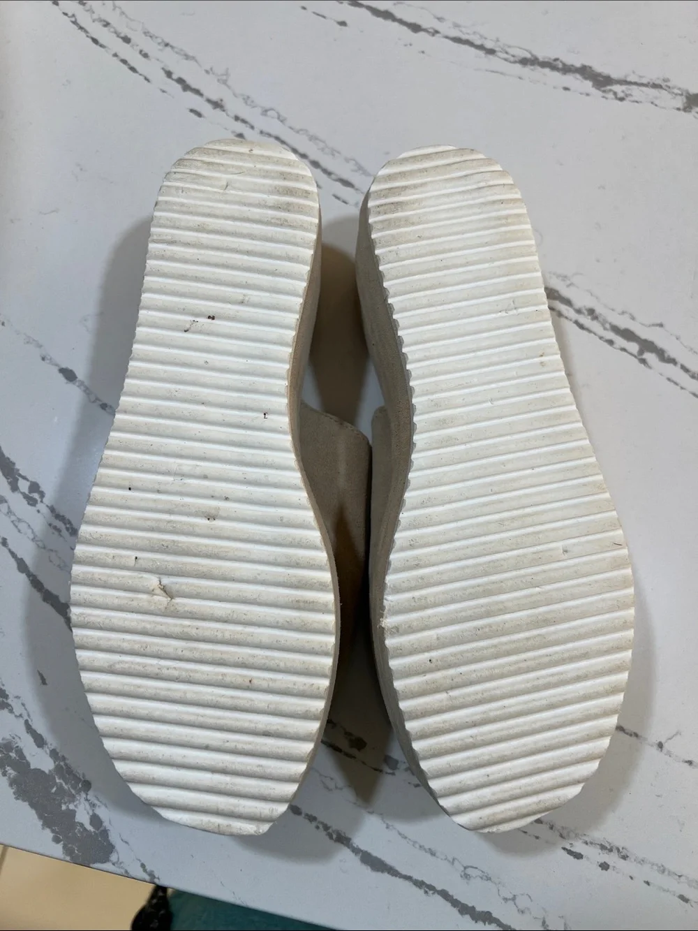 Cordani Made in Italy Beige Suede Platform Slide Sandals size W41 (10)